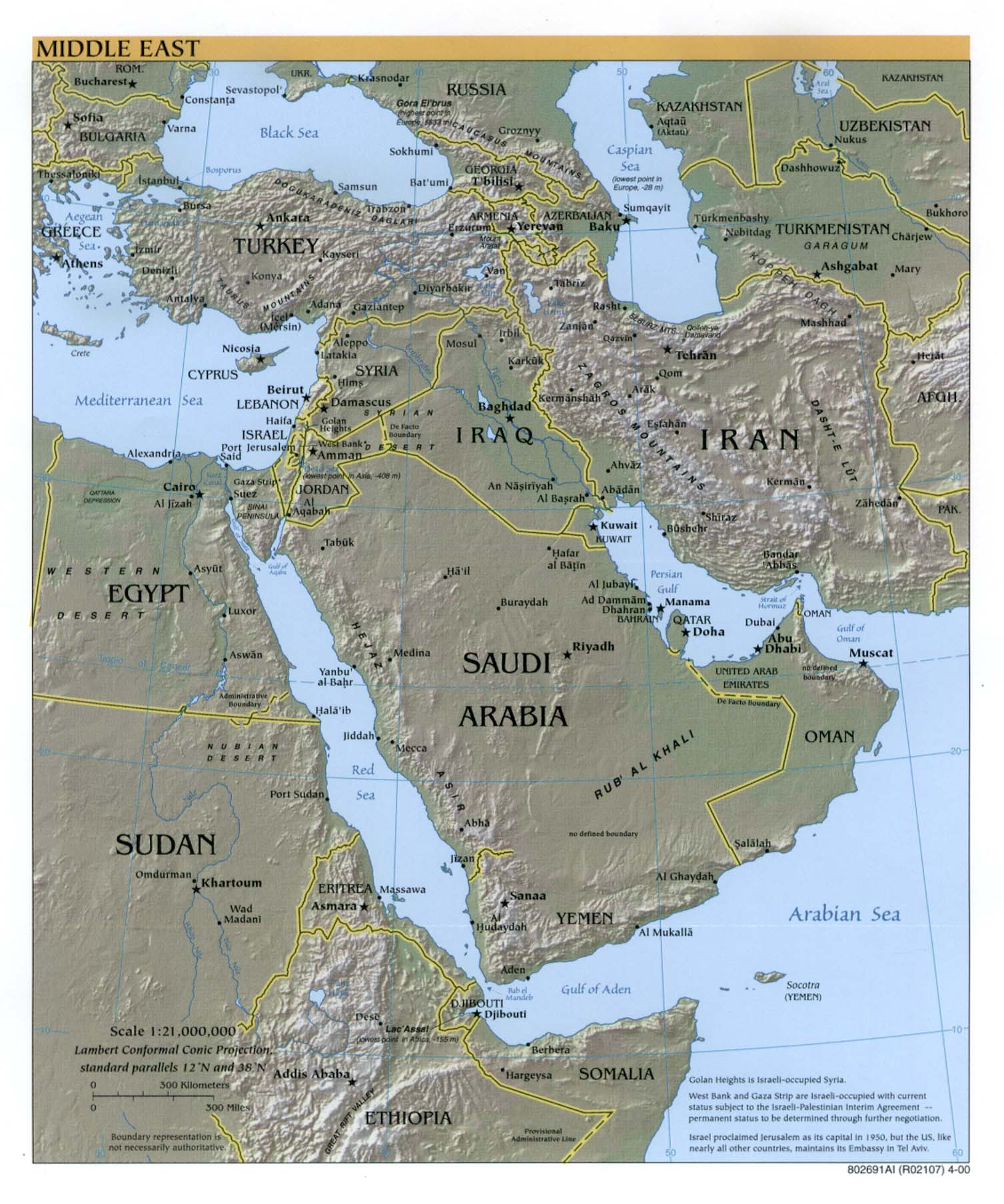 Middle East Ref Map